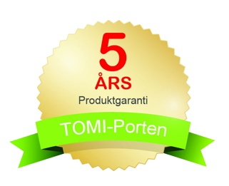 5 års produktgaranti